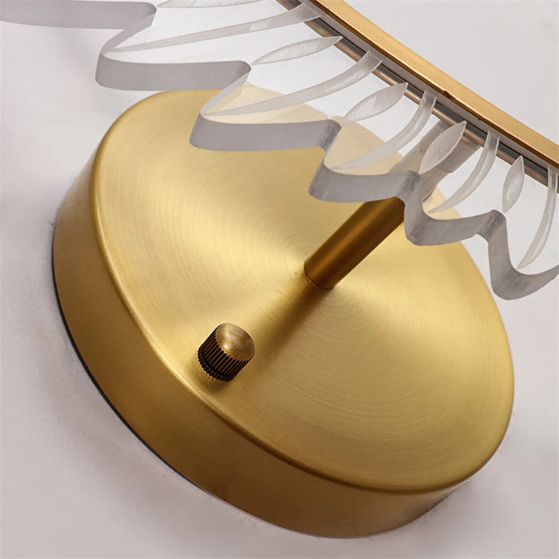 applique murale nordique art moderne plume luxe décor aile - vue 4 sur 9