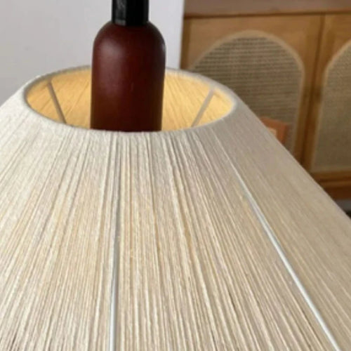 suspension corde de chanvre bois 	 style - vue 6 sur 7