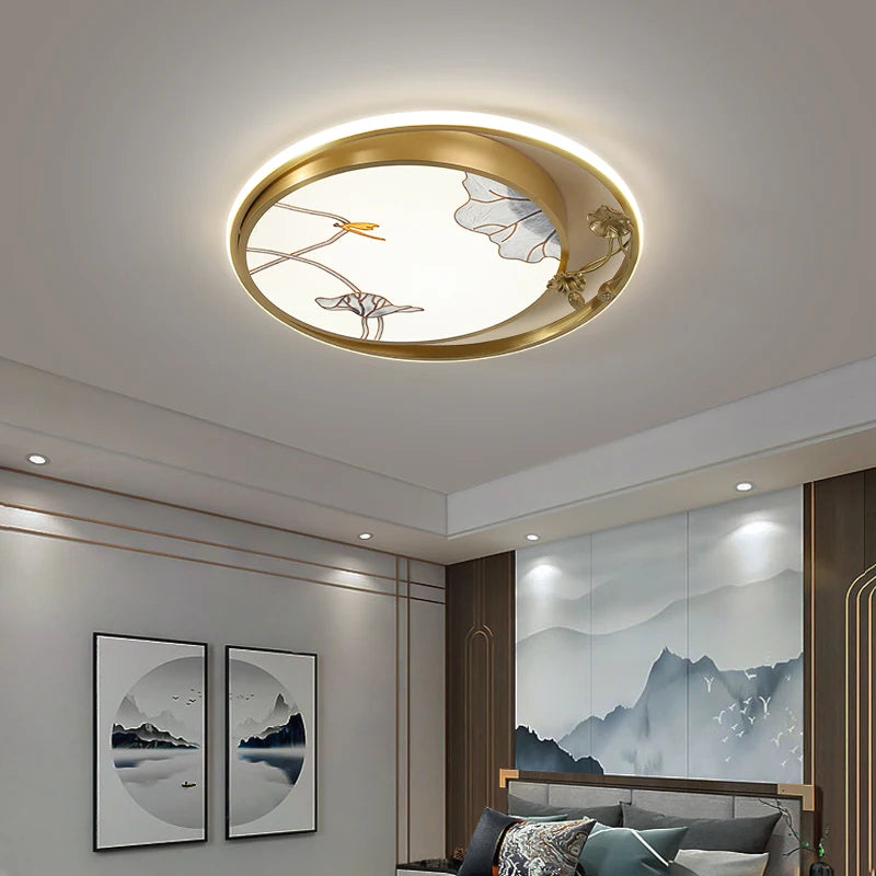 plafonnier led multicolore en émail pour intérieur moderne - vue 2 sur 16