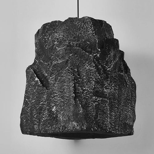 lustre nordique fait main imitation pierre style wabi sabi - vue 5 sur 7