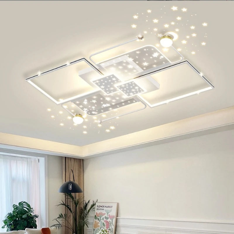 plafonnier led intelligent moderne créativité décoration intérieure - vue 3 sur 9