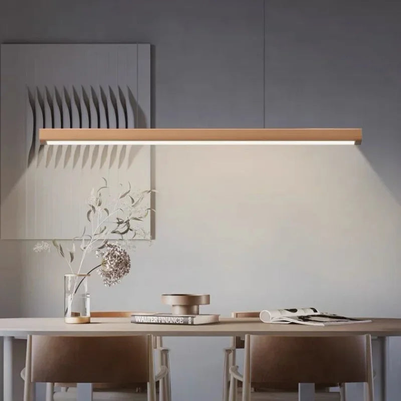 Lustre nordique Simple en bois massif