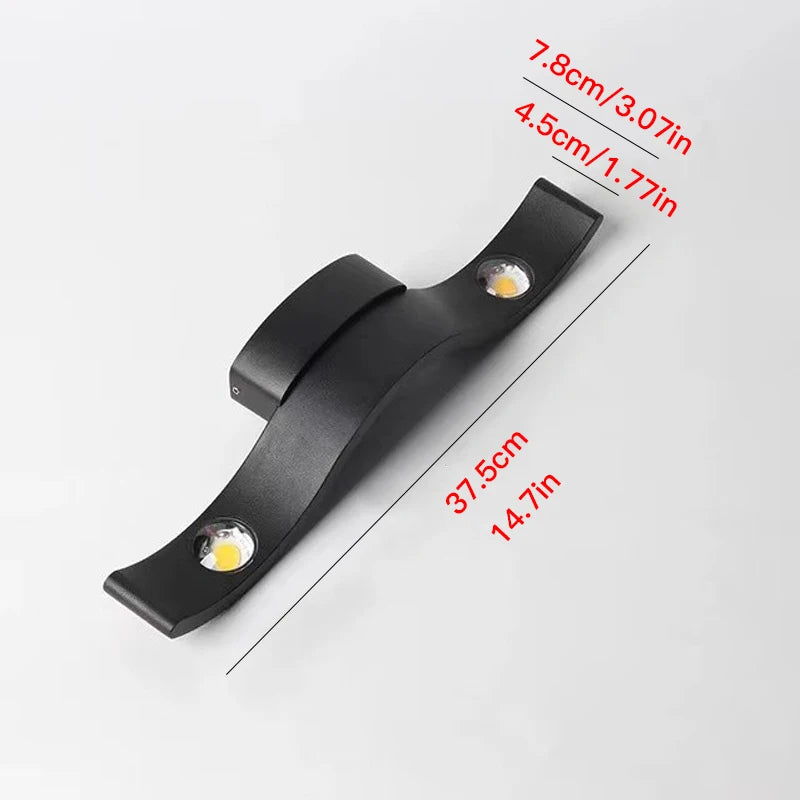 9W/15W applique murale LED lumière jardin applique IP65 extérieur étanche lampe luminaire maison décoration éclairage couloir allée lumière