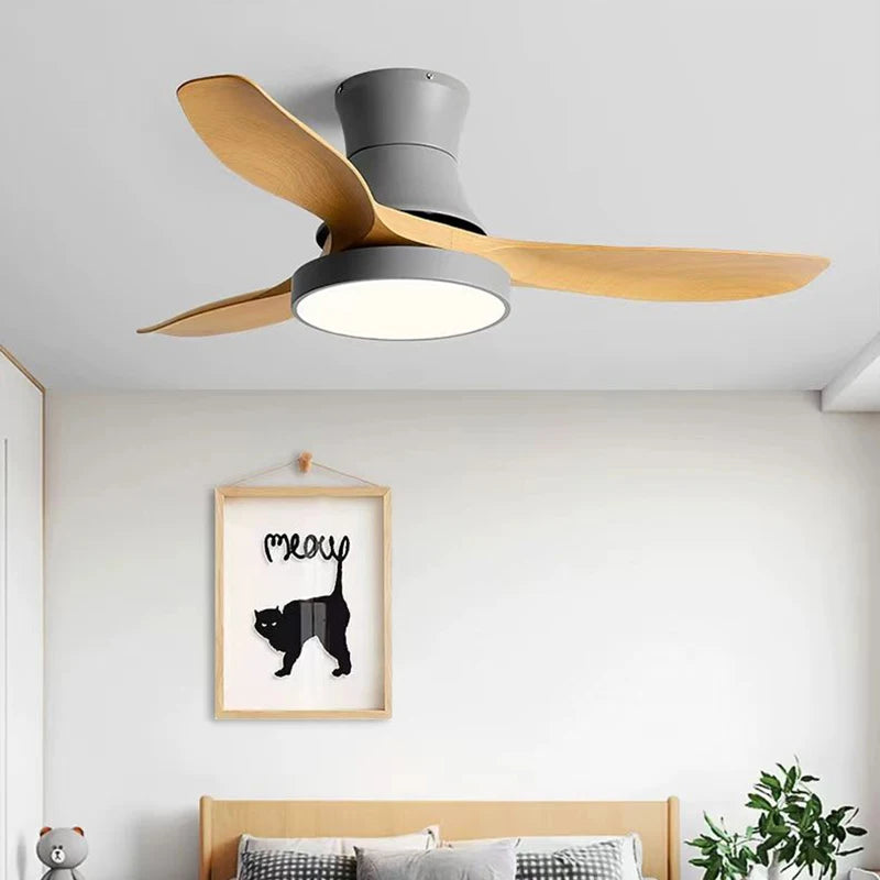 ventilateur de plafond moderne avec lumière design pour intérieur - vue 3 sur 14