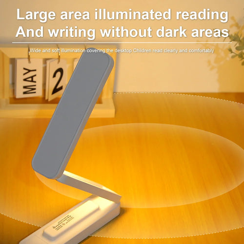 lampe de bureau pliable tactile avec télécommande et intensité variable - vue 3 sur 7