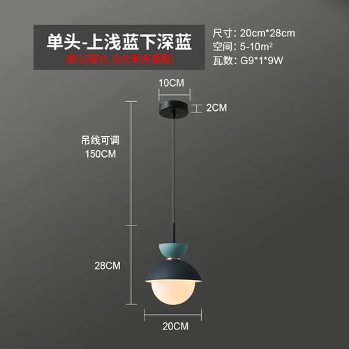 lampe de chevet moderne nordique créative pour décoration intérieure - vue 15 sur 26