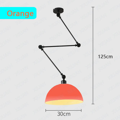 plafonnier led suspendu design scandinave moderne en aluminium - vue 15 sur 16