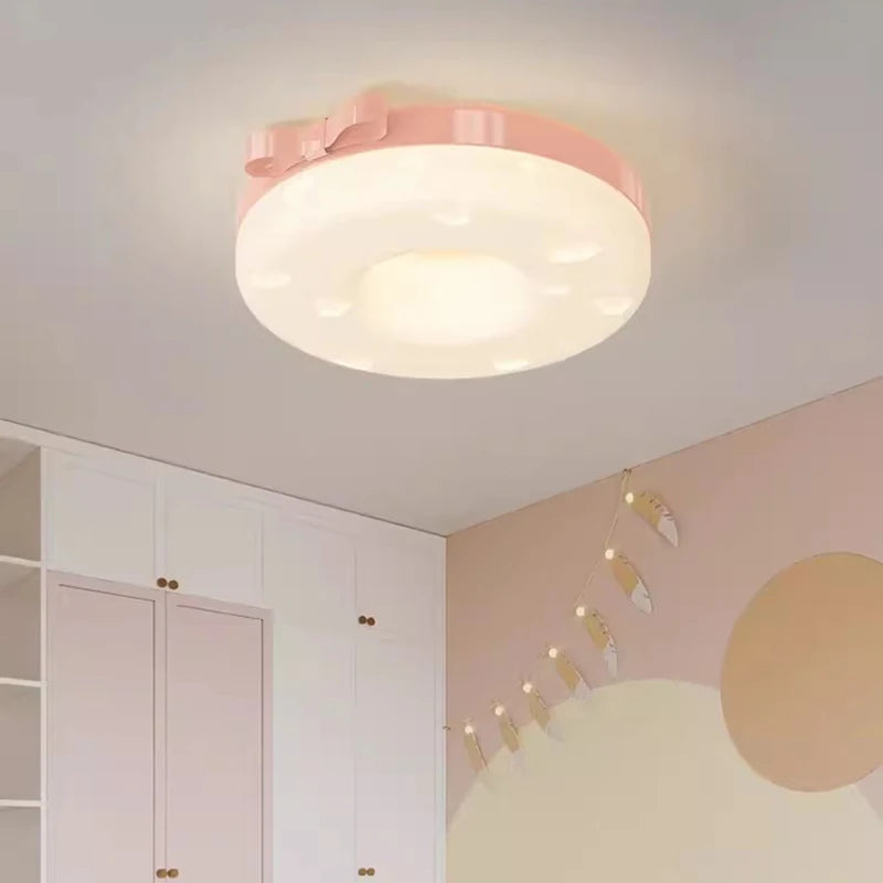 plafonnier forme de fromage pour pépinière de bébé fille - vue 4 sur 8