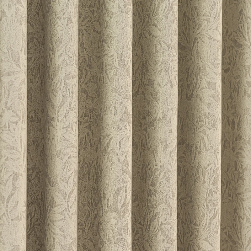 Rideau occultant texturé motif floral style chinois salon