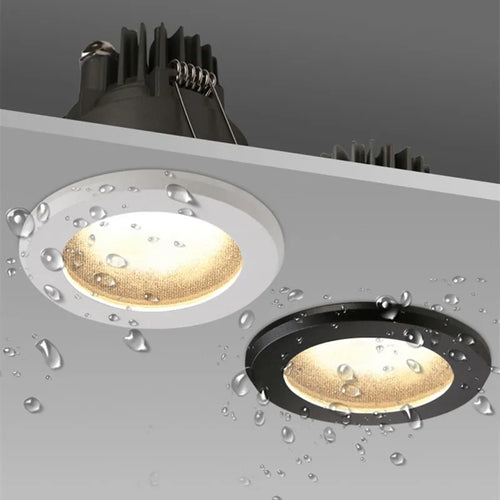 spot led rond étanche en aluminium pour intérieur et extérieur