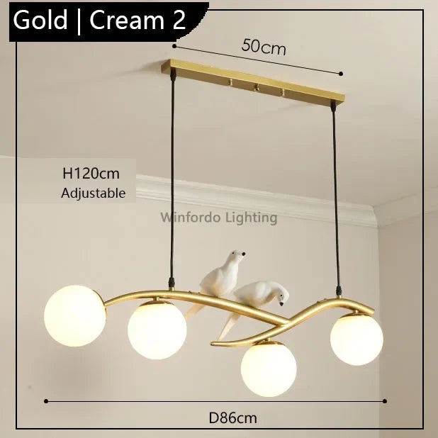 suspension design moderne forme oiseau scandinave décoratif winfordo - vue 9 sur 18