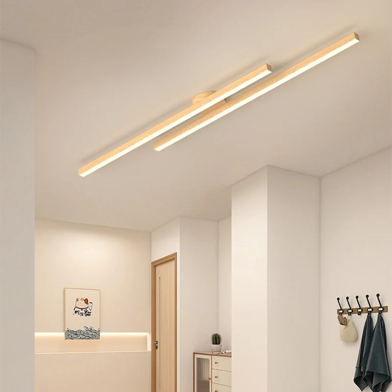 Plafond moderne à LEDs lampe allée lustre pour chambre couloir entrée balcon vestiaire décoration de la maison luminaire intérieur