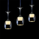 suspension modernes en verre de vin pour bar café