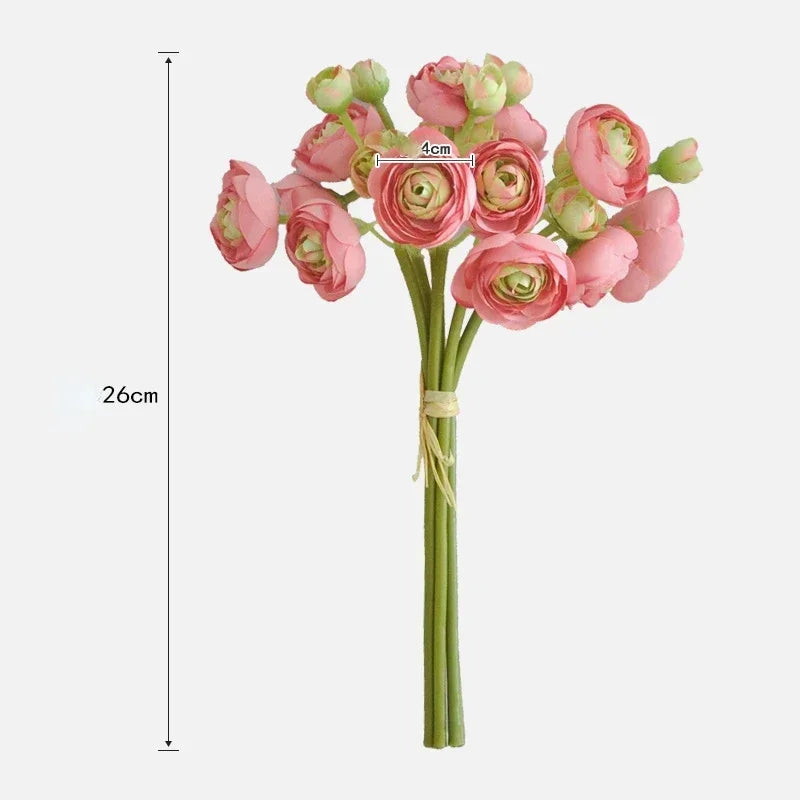 bouquet de roses artificielles pour décoration de balcon - vue 5 sur 22
