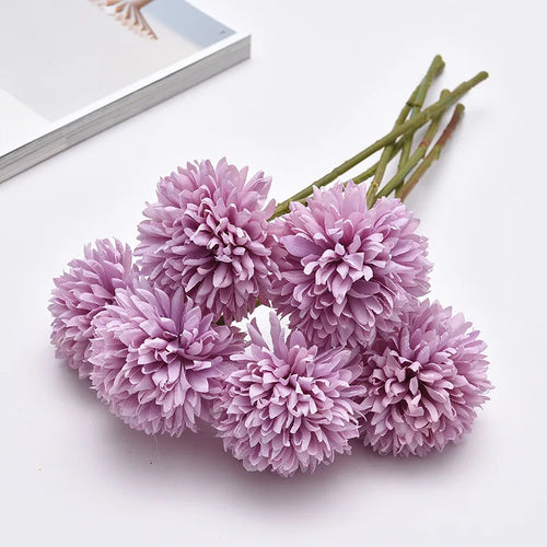 fleur artificielle pissenlit chrysanthème pour décoration mariage et événements - vue 15 sur 14