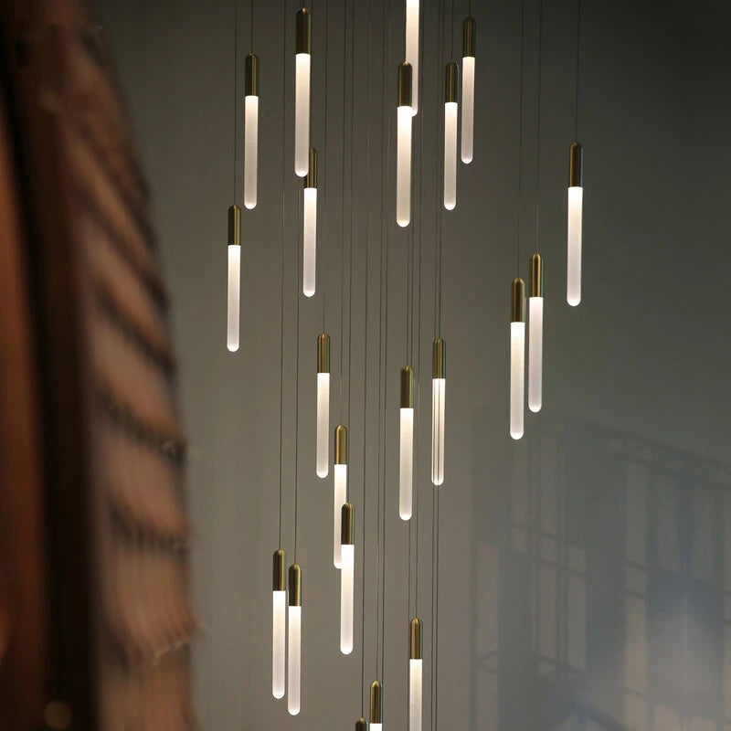 lustre nordique minimaliste design penthouse villa