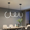 Nordic Modern Round Ceiling Chandelier For Living Room Restaurant Bedroom Hotel Home Decor Hanging Led Lamp Lustre Lighting