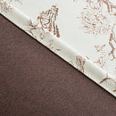 Rideau occultant floral moderne pour salon chambre