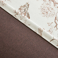 Rideau occultant floral moderne pour salon chambre