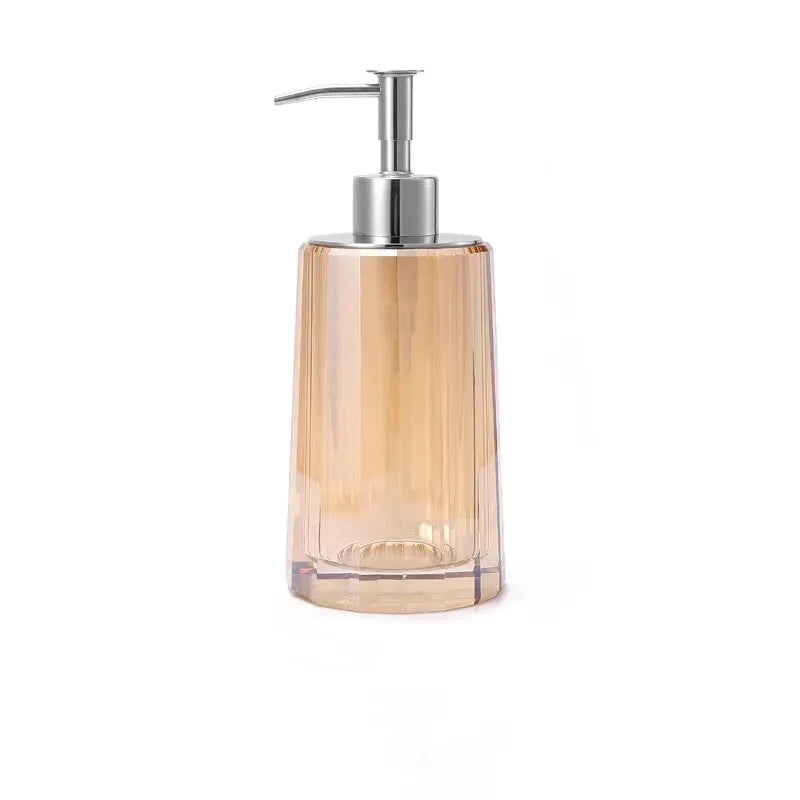 distributeur de savon liquide en cristal transparent pour salle de bain - vue 17 sur 20