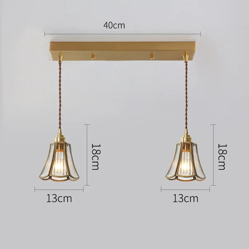 iwhd 2022 	 nordique verre led suspension luminaires cuivre moderne éclairage - vue 24 sur 24