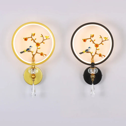 applique murale cristal en led pour éclairage intérieur luxe - vue 7 sur 10