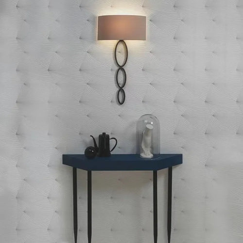 applique murale design en tissu éclairage moderne pour intérieur décoratif - vue 4 sur 9