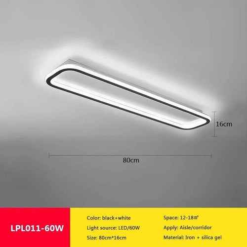 lustre moderne à leds avec télécommande et lumière variable - vue 9 sur 11