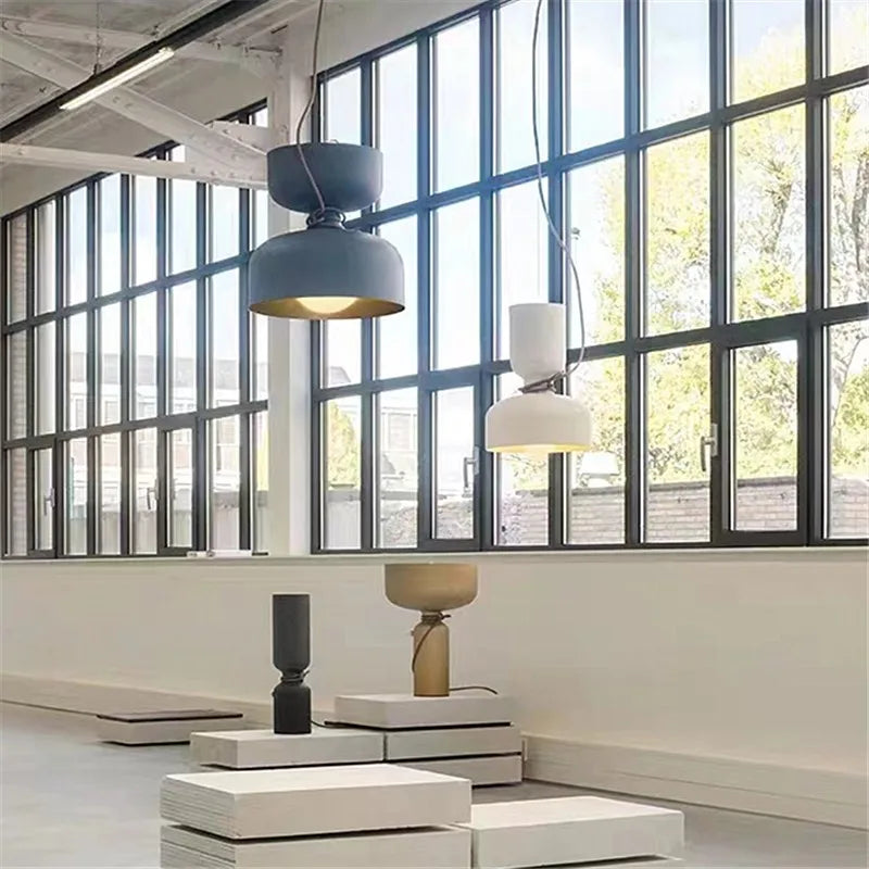 suspension à deux têtes design moderne pour intérieur - vue 6 sur 16