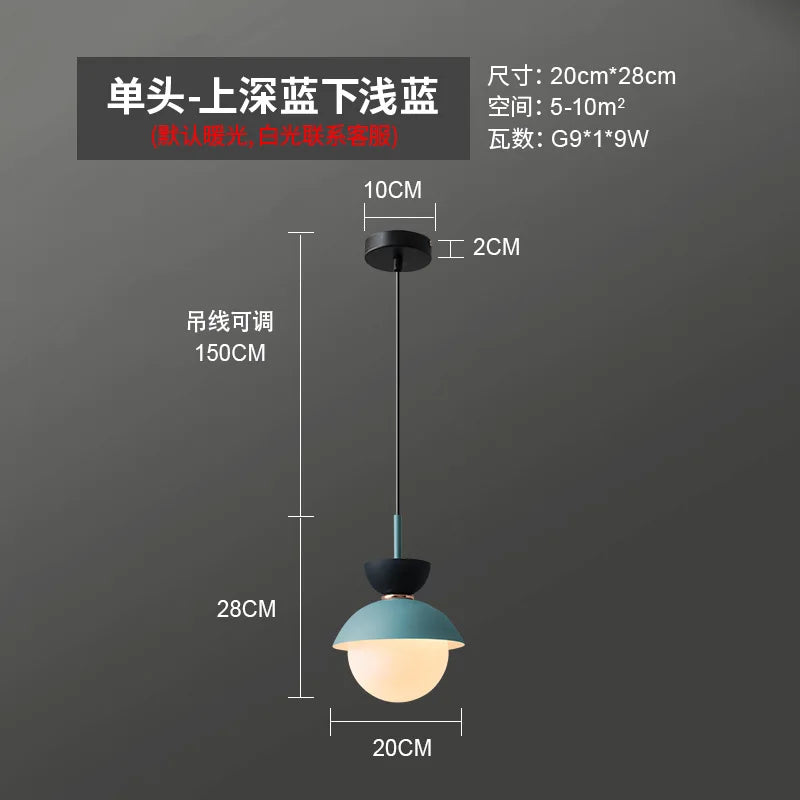 lampe de chevet moderne nordique créative pour décoration intérieure - vue 22 sur 26