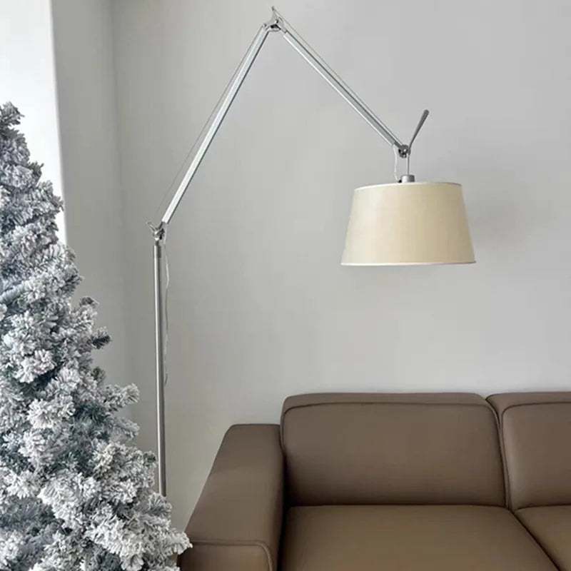 lampe de bureau pliante style industriel avec bras long - vue 4 sur 7