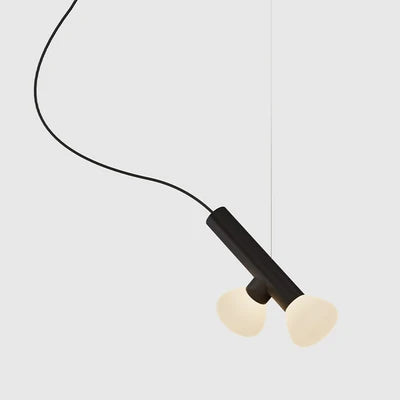 suspension moderne en verre pour éclairage créatif intérieur - vue 8 sur 9
