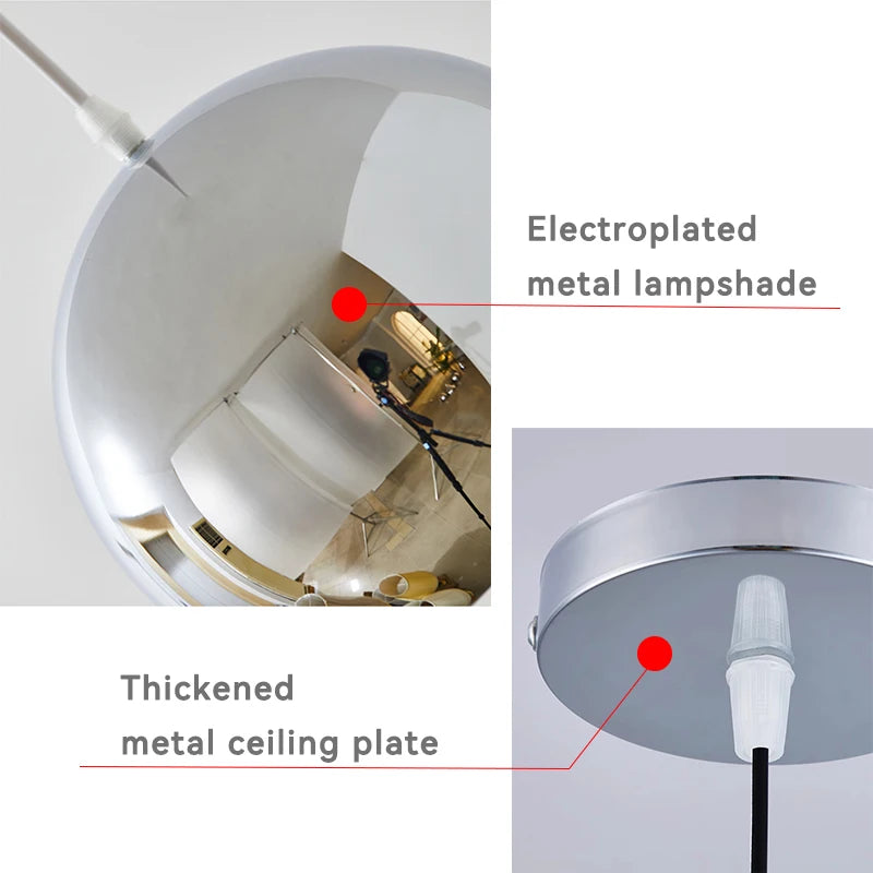 Suspension led moderne simple ou triple tête