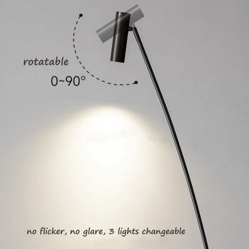 Lampadaire Led nordique minimaliste réglable