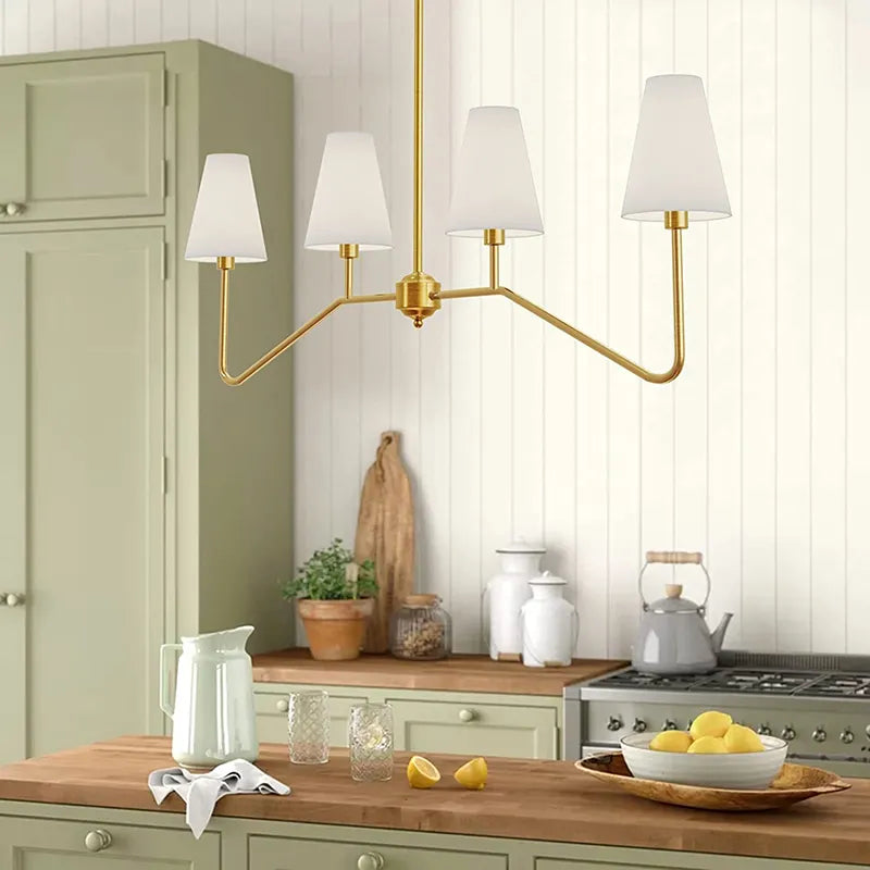 lustre classique or/noir - vue 2 sur 10