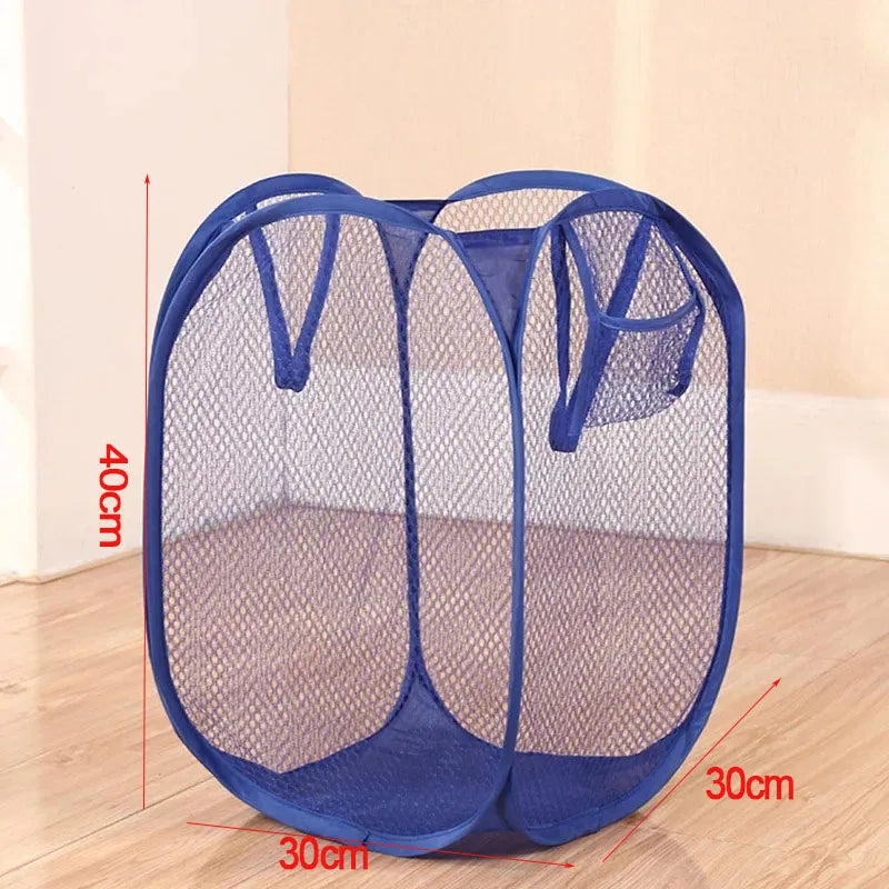 panier à linge pliable portable pour rangement pratique - vue 9 sur 11
