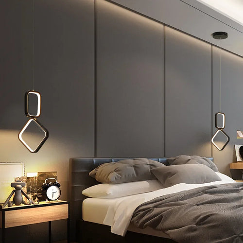 suspension moderne à led pour décoration intérieure élégante - vue 3 sur 10