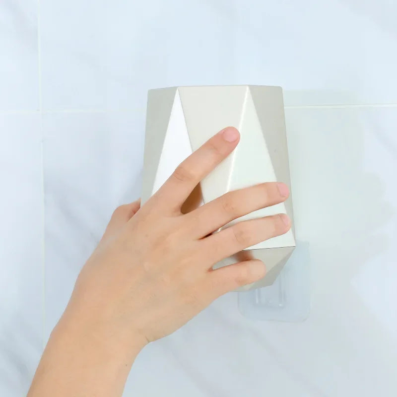 brosse de toilette en silicone avec support mural ou sur pied