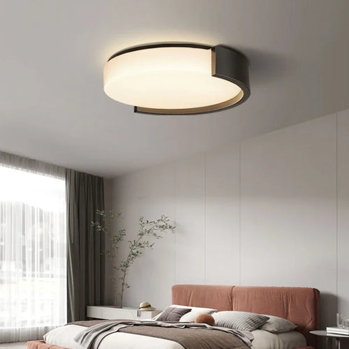 plafonnier led nordique lustre rond simple pour diverses allées - vue 2 sur 10