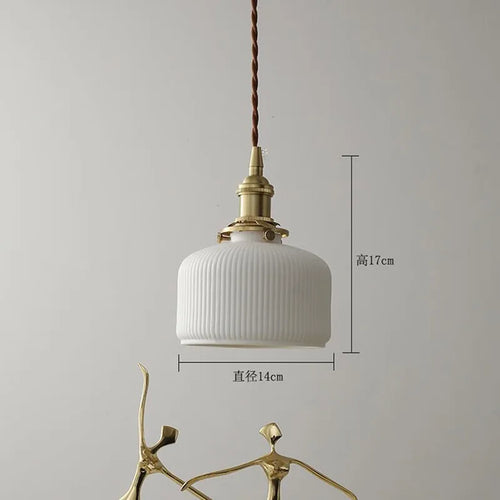 suspension moderne en céramique pour éclairage créatif intérieur - vue 5 sur 8
