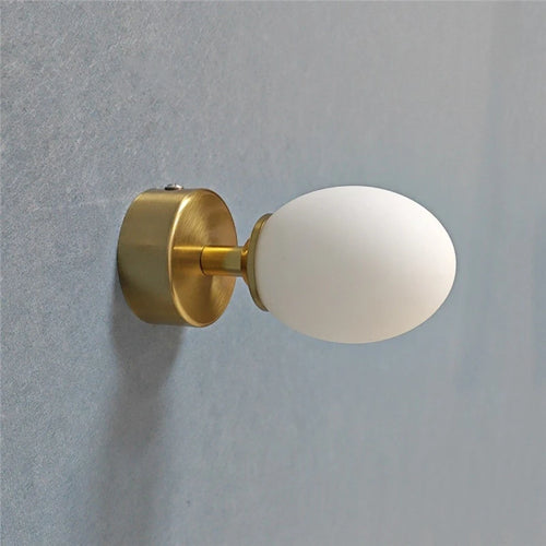 applique murale moderne design œuf de canard minimaliste à led - vue 5 sur 8