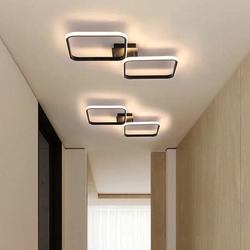 lustre led simple pour éclairage de plafond décoratif