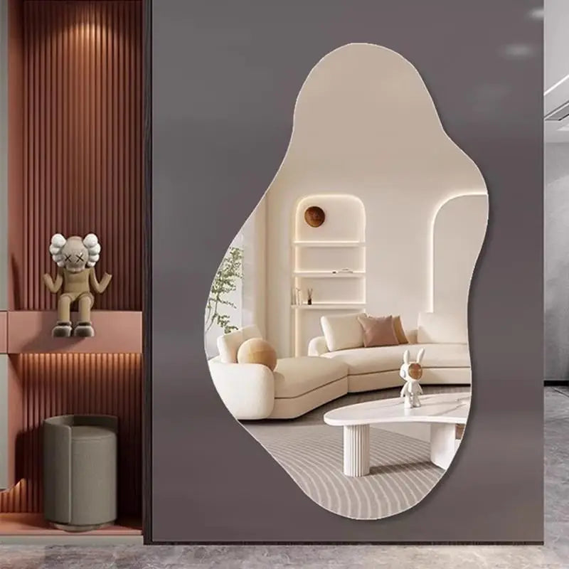 miroir mural intelligent avec éclairage led luxe et simplicité créative - vue 6 sur 8
