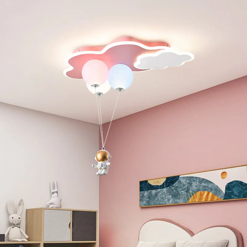 plafonnier nuage pour décoration enfant et espace intérieur - vue 5 sur 12