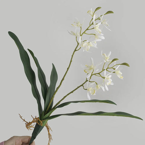 orchidée papillon artificielle pour décoration de mariage et fête - vue 2 sur 10