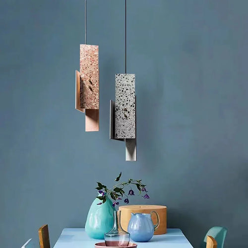 suspension art déco terrazzo réglable pour intérieur élégant - vue 2 sur 9