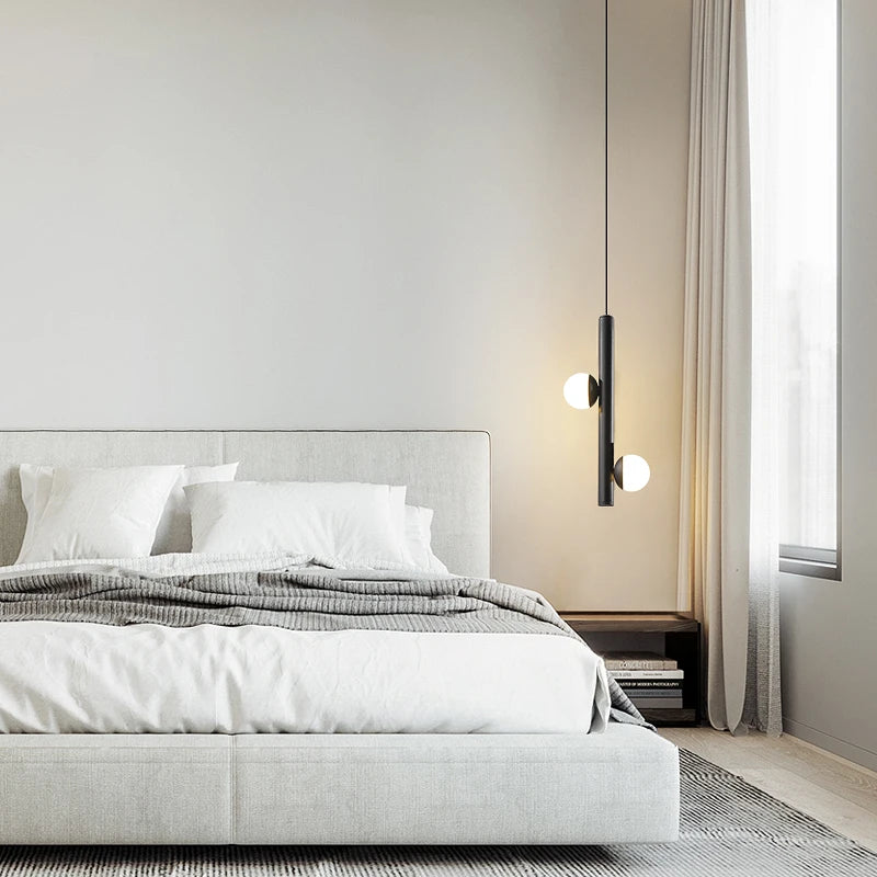 suspension nordique moderne pour éclairage intérieur design élégant - vue 7 sur 8