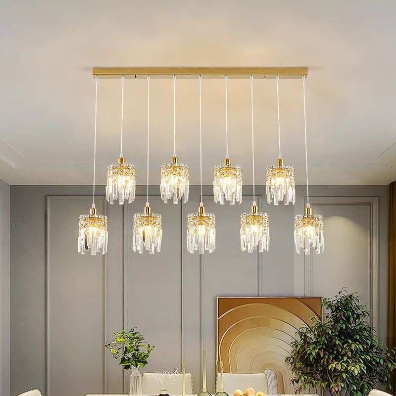 lampe en cristal de luxe pour intérieur moderne élégant - vue 5 sur 14