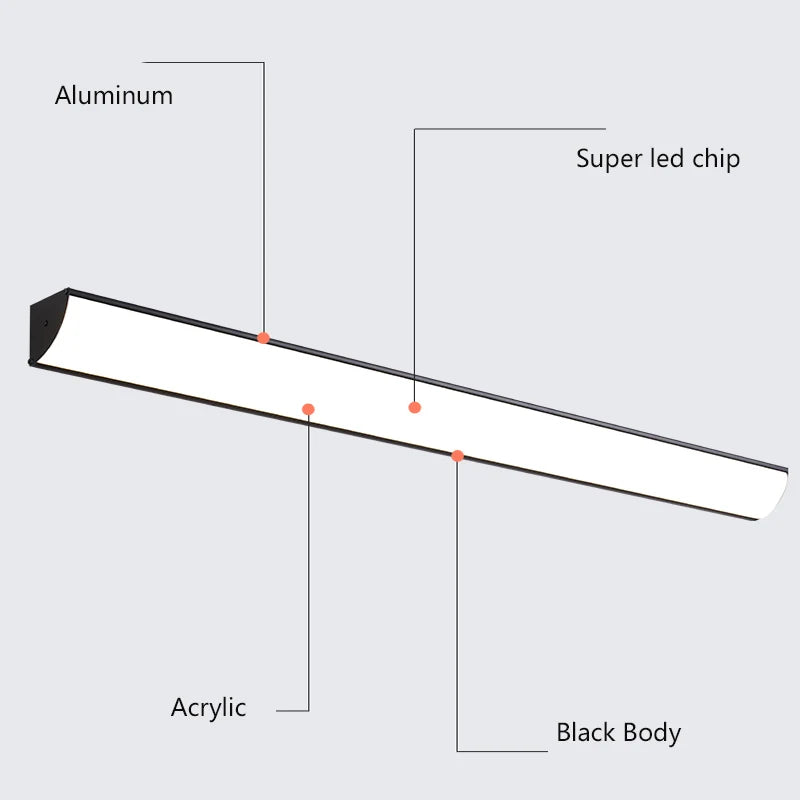 Elegant Aluminum Wall Mounted Sconce Lamp with 18W 26W 36W 48W Super Bright Lighting for Porch, Daily Lighting, Yard and Garden - vue 6 sur 10