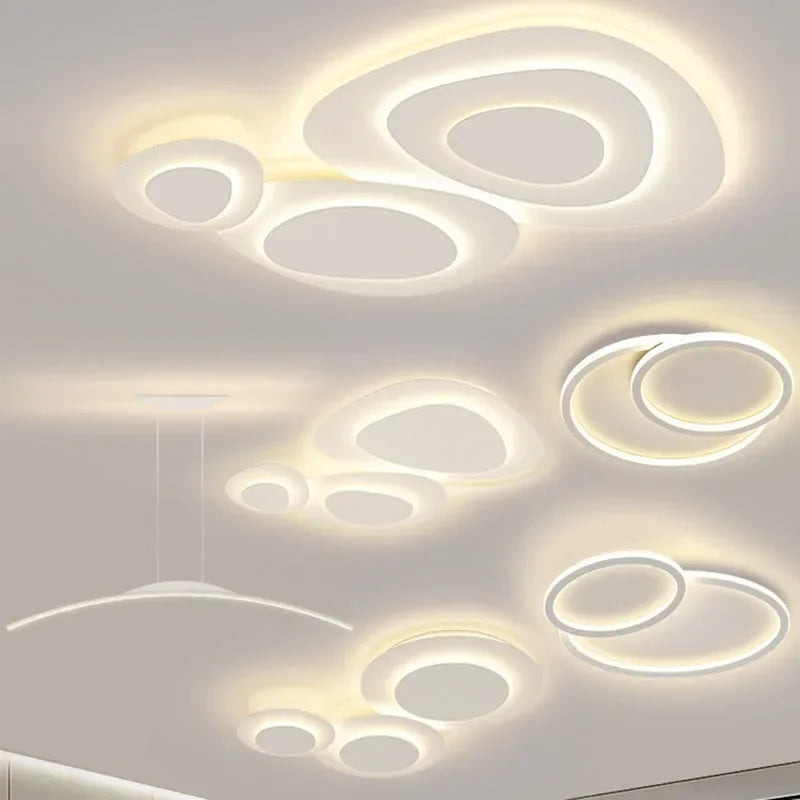 Plafonnier LED minimaliste au design moderne